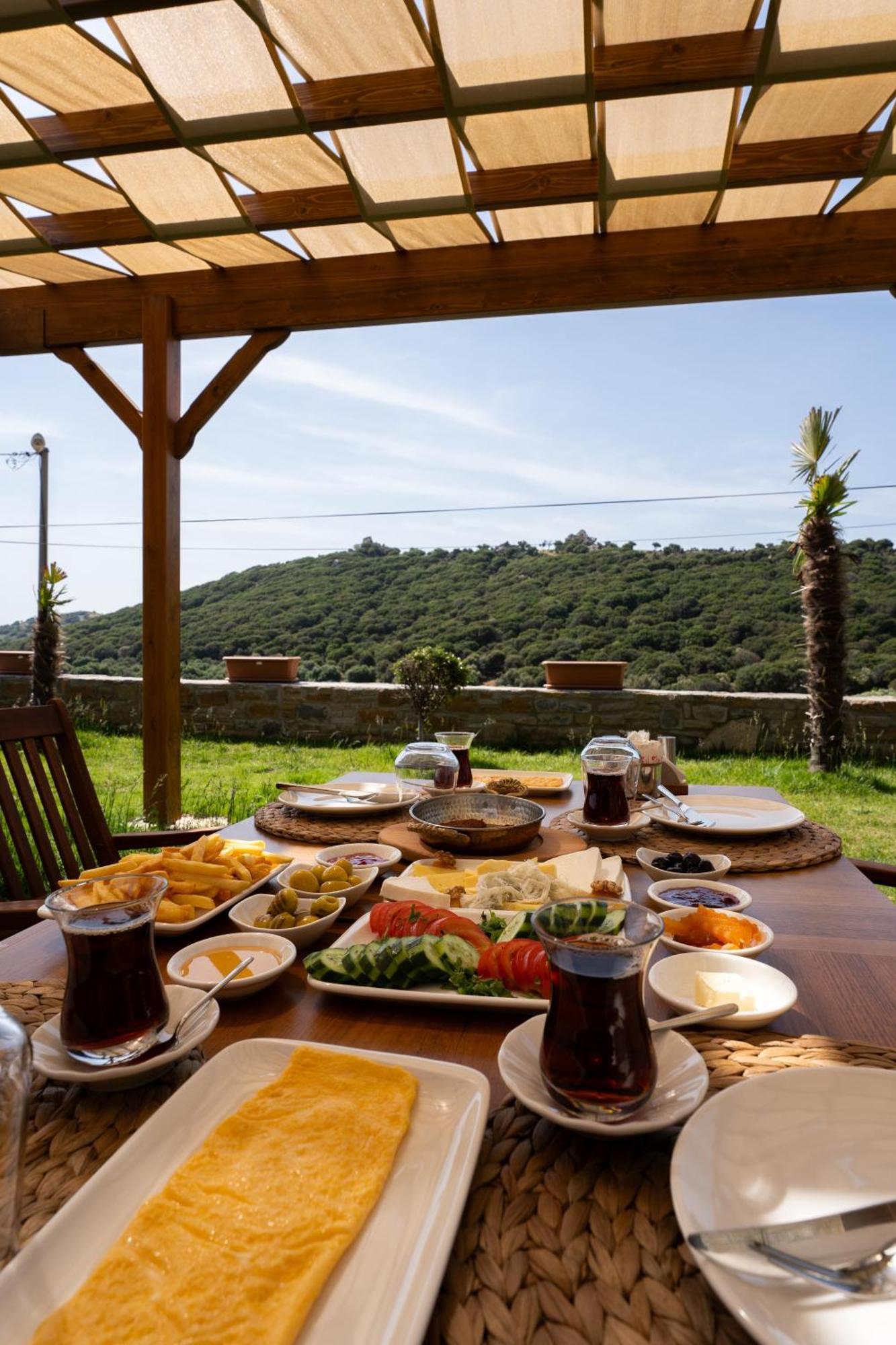 Terra Gaia Hotel İmroz Bagian luar foto
